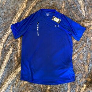 Under Armour tech tee shirt blue M